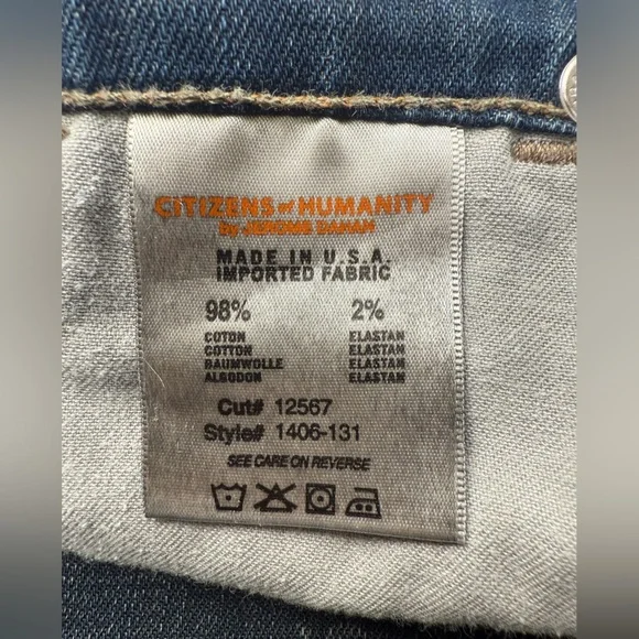 Citizens of Humanity Devote Rocker Flare SZ. 26 Style 1406-131 Flare Jeans EUC Flare & Wide Leg